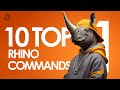 Top 10 Rhino Commands Every Beginner MUST Know — Part 1