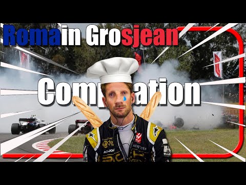 Romain Grosjean Meme Crash Compilation