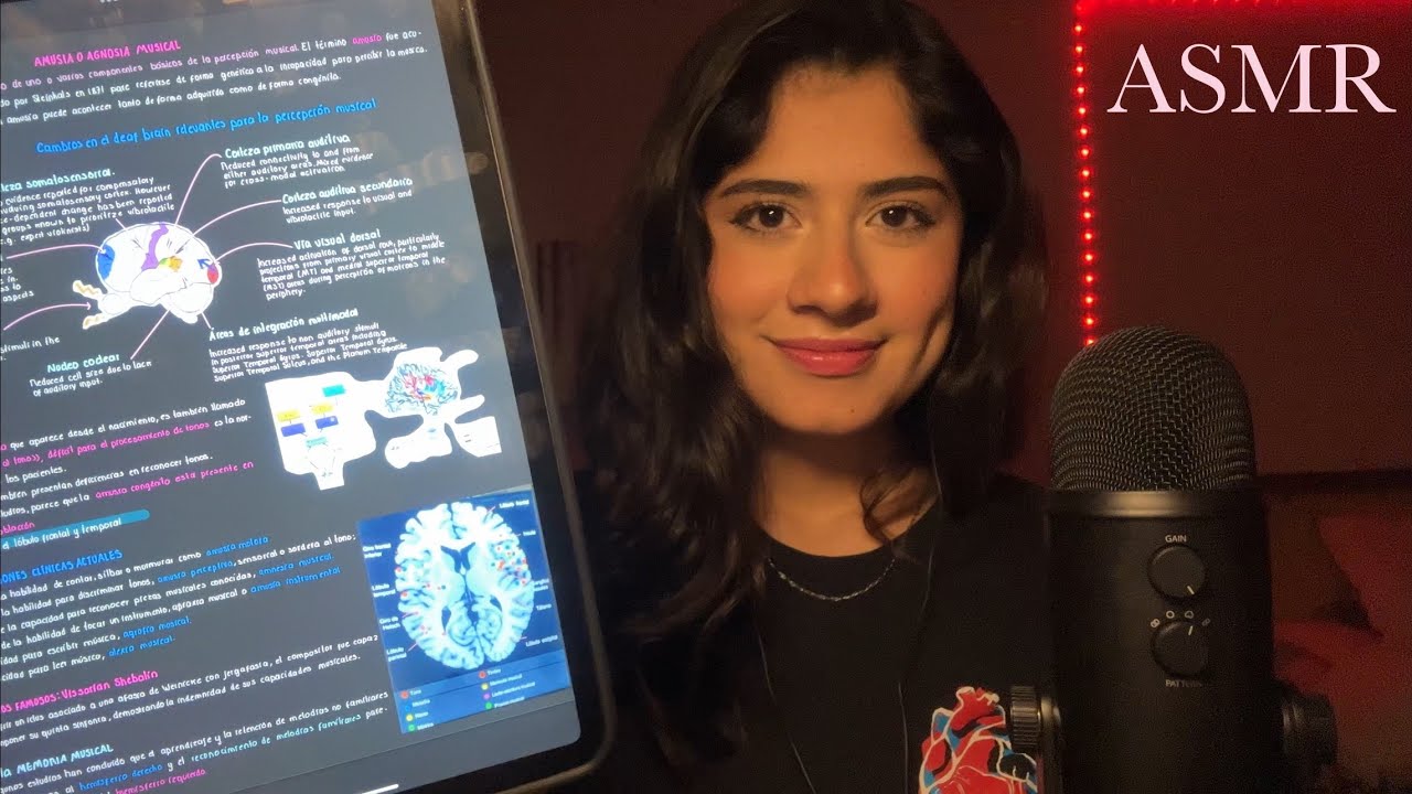 ASMR - Mis apuntes de la uni (susurros relajantes/whisper ramble)