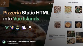 Pizzeria Static HTML into Vue Islands with 🏝 Iles, Vitepress & Astro screenshot 2