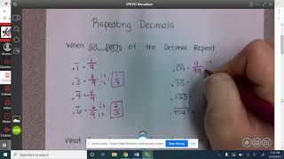 Repeating Decimals