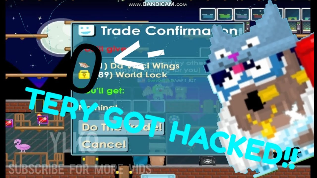 TERY GOT HACKED WORTH OF 500DLS!! | Growtopia