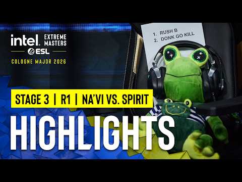 IEM Cologne Major 2026 | Stage 3 | R1 | #NaVi vs. #Spirit | Highlights