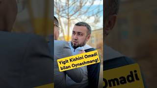 Yigit Kishini Omadi Bilan Oynashmang ibrat rek shorts uzbek