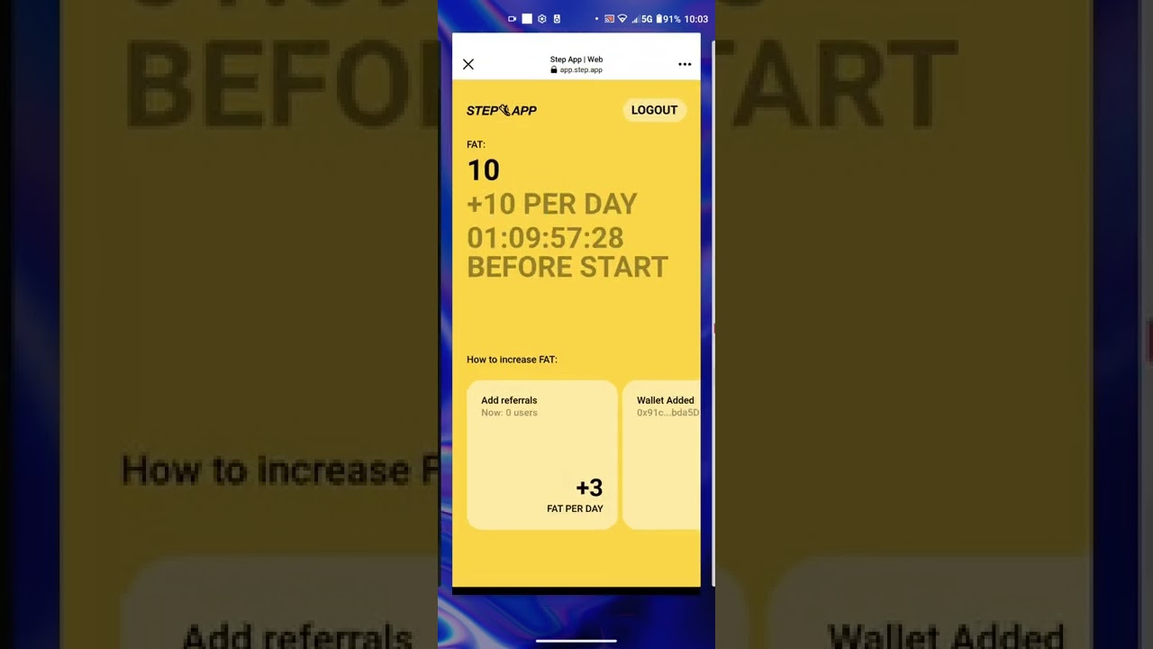 Step App FitFi Crypto 