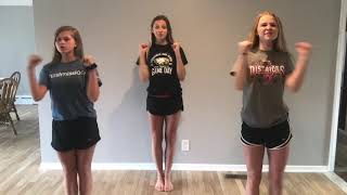 Sideline 2019 Cheer -Red Blue Score 6