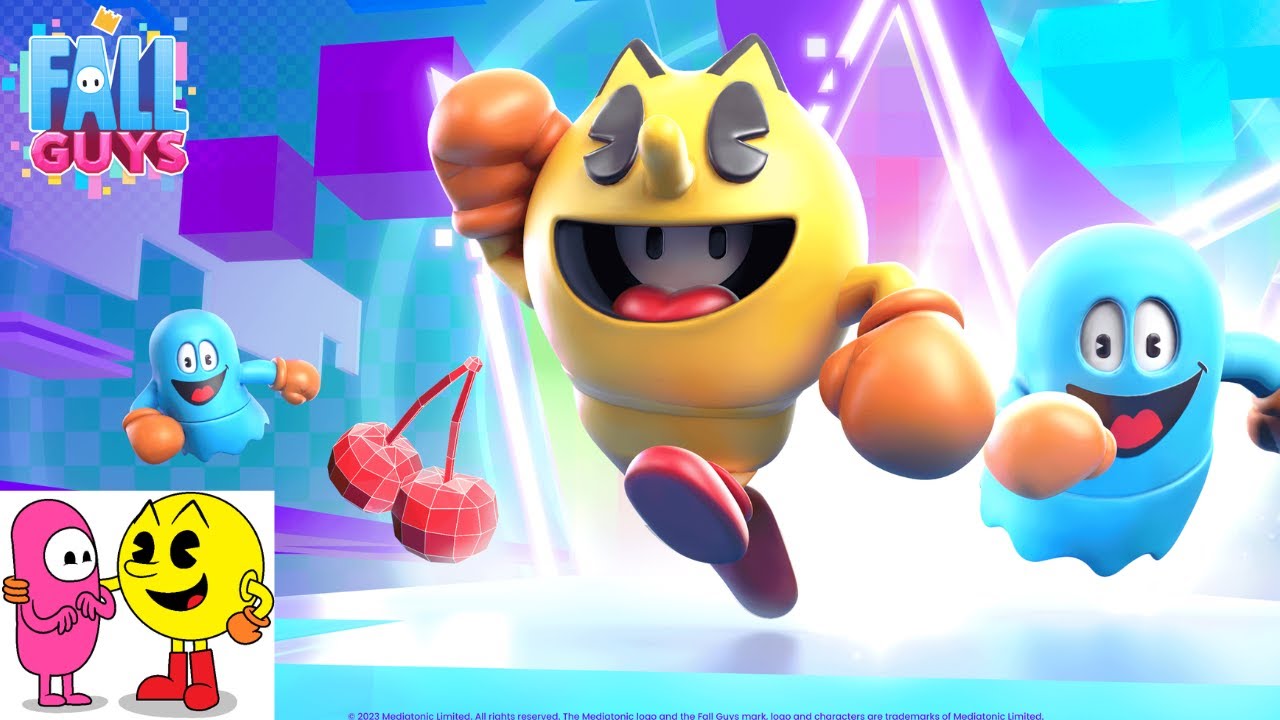 LIVE - FALL GUYS X PAC MAN Collab Skins in NEW ITEM SHOP