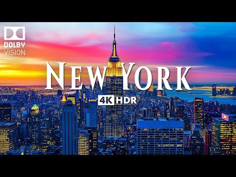 NEW YORK 4K ULTRA HD [60FPS] • Explore the City of Energy and Dreams & Inspiring Music