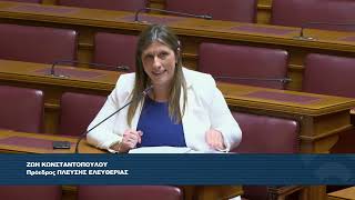 Ζ.Κωνσταντοπούλου(Πρόεδρος ΠΛΕΥΣΗΣ ΕΛΕΥΘΕΡΙΑΣ)(Επιτροπή  Θεσμών και Διαφάνειας)(31/07/2025)