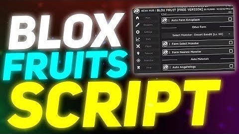 New Blox fruits script | auto farm | auto raid | 2023 | gui hack | devil fruit hack