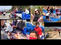 Community blanket washing in Sangau Mizoram