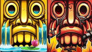 Temple Run 2 Reverse Gameplay  -  FALL JUNGLE 2020 VS ENCHANTED PALACE