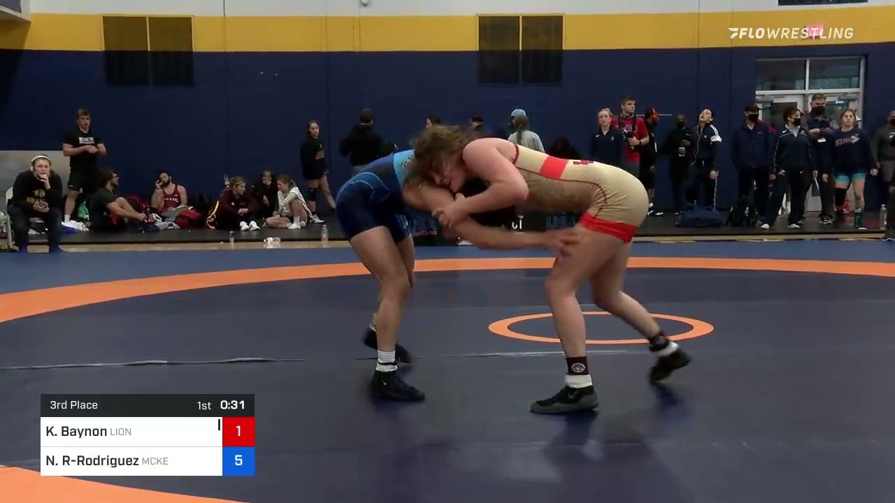 50 Kg 3rd Place - Kasey Baynon, Lion Wrestling Club Vs Natalie Reyna-Rodriguez, McKendree Bearcat