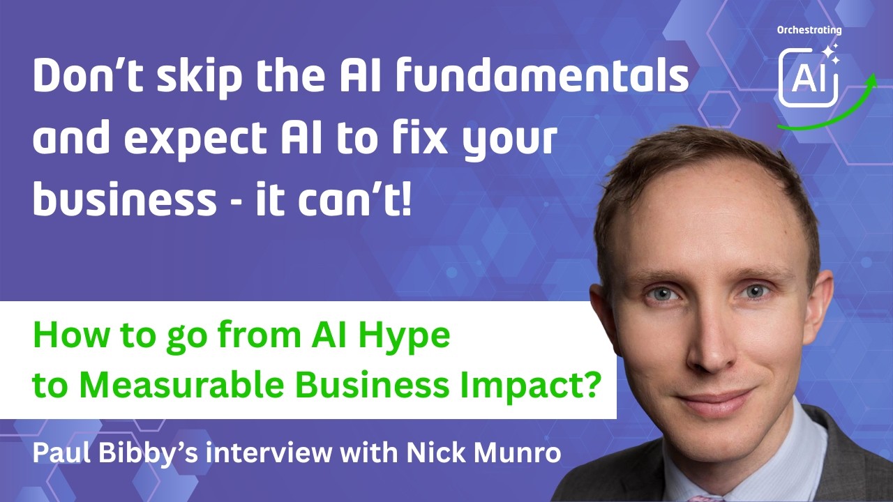 Don't skip the AI fundamentals and expect AI to fix your business