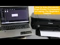 How to Scan Documents From Printer To Computer or Laptop  For Beginners Tutorial