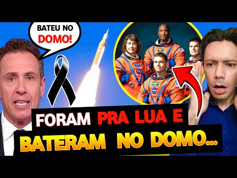 Será? OLHA O Q TÁ PASSANDO NA TV! Foram pra lua e bateram no domo?