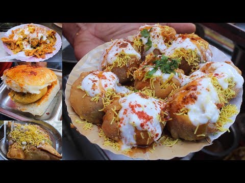 Video: Bestes Indisches Vegetarisches Essen Wie Puri-Bhaji Und Samosa Chaat