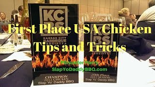 Competition chicken tips and tricks best award winning first place KCBS BBQ chicken