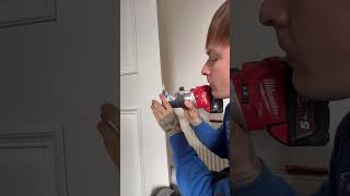 How to fit a latch & handle ? milwaukee tools morganwallen joinery constructionlife powertool