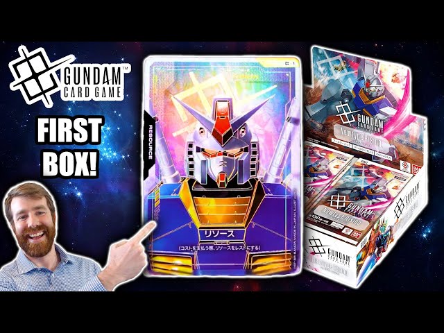 INSANE PULL!! Gundam Card Game Newtype Rising Booster Box Opening