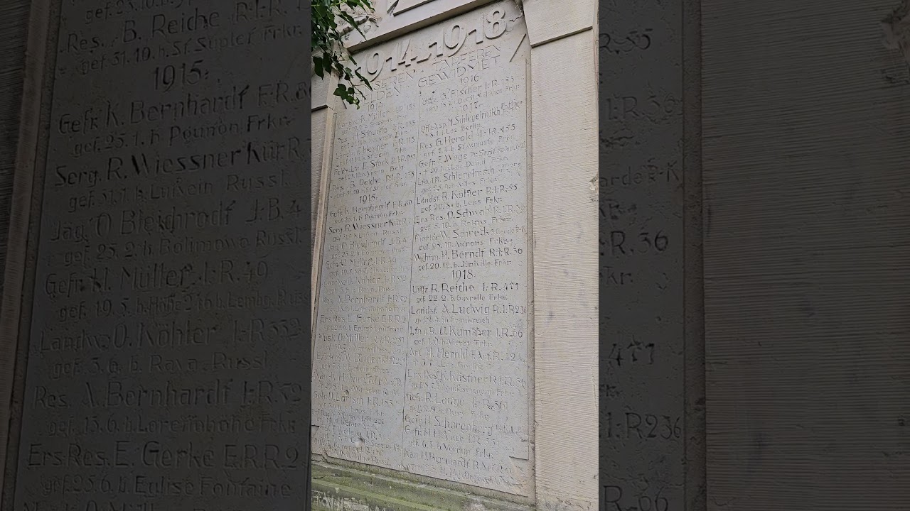 Denkmal WW1 - Weltkriegsdenkmal Ziegelroda