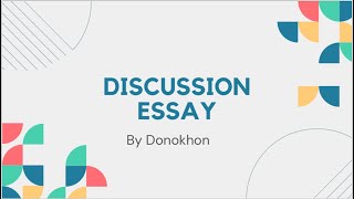 Lesson 8. Task 2. Discussion essay