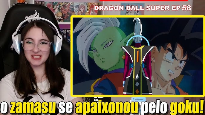 cátia reagindo a GOKU VÊ GOTEN PELA PRIMEIRA VEZ (Dragon Ball Z EP 208) 