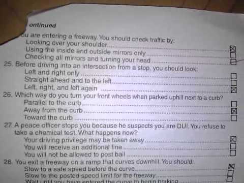 california dmv written test spanish