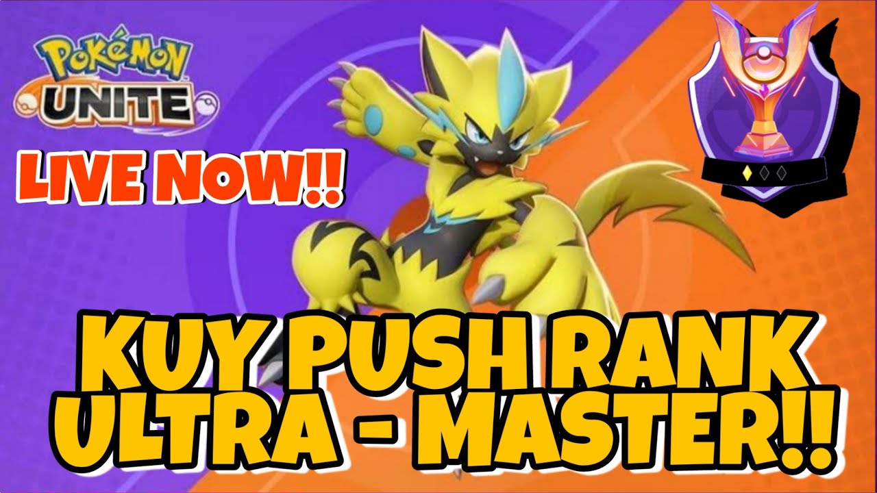 LIVE POKEMON UNITE | RANK ULTRA - MASTER!! | HARI INI HARUS MASTER FIX ...