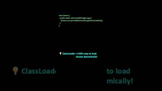 🔥 What is a ClassLoader in Java? | Java Interview Concept #shorts