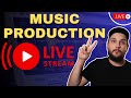 Setting up a mix session  music producer live stream