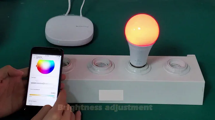 GLEDOPTO Smart LED Bulb Colour Dimmable RGB CCT 6W Light Bulbs Compatible with SmartThings