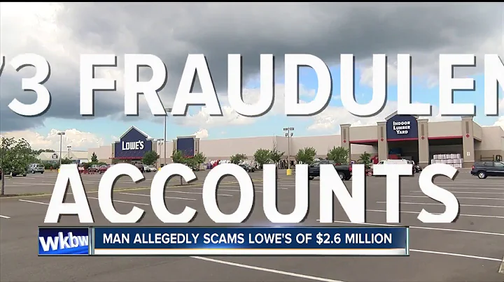 Man allegedly scams Lowe's of $2.6 million using 1...