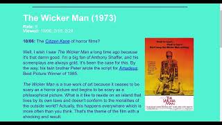 Movie Review: The Wicker Man (1973)