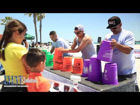 Does Your Company Picnic "Stack Up"? Giant Cup Stacking Game