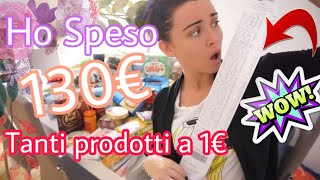 SVUOTA LA SPESA !  HO SPESO 130€ DA EUROSPIN TUTTO A 1€