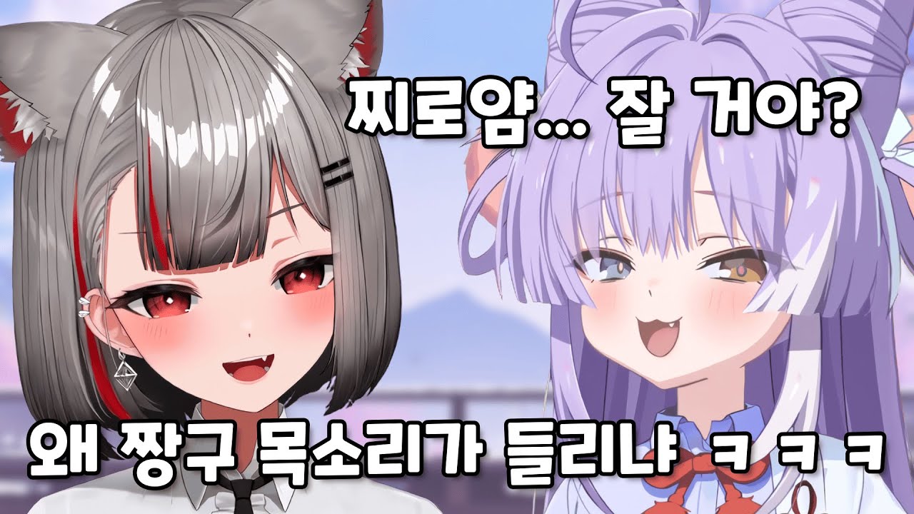 [스텔라이브] 시로의 잘자 트윗을 보고 따라 해본 부키