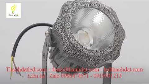 Đèn led rọi cột rọi điểm tòa nhà 15w đá