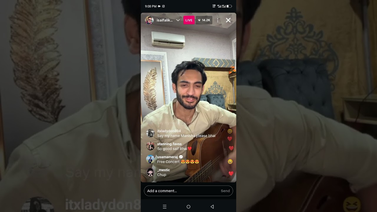 Saif Khan first live interestion part last 