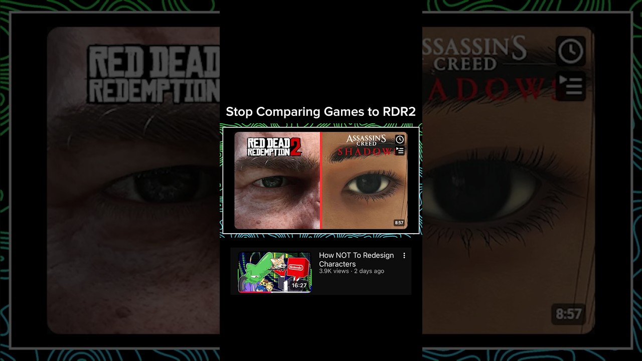 Stop Comparing Games to RDR2