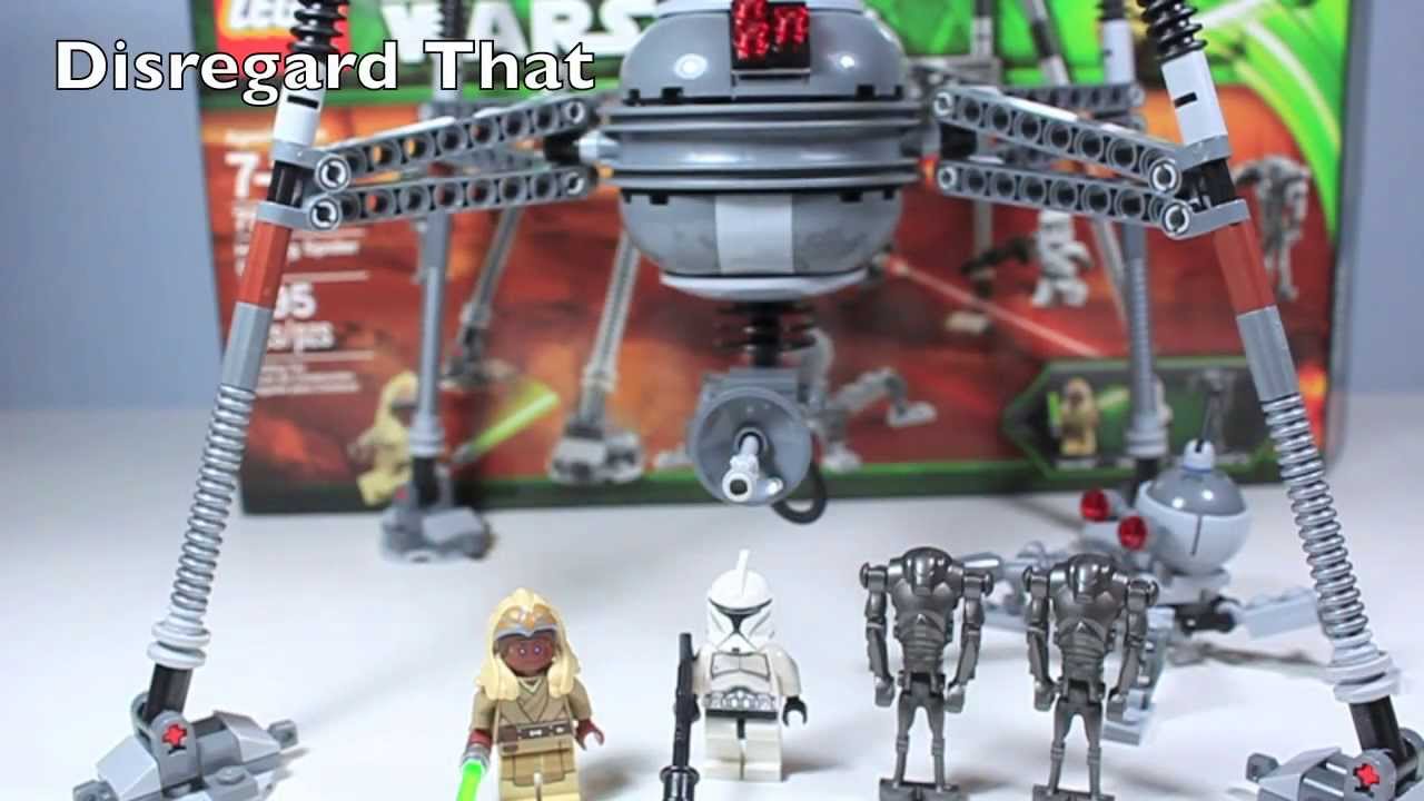 LEGO Star Wars 75016 Homing Spider Droid Review
