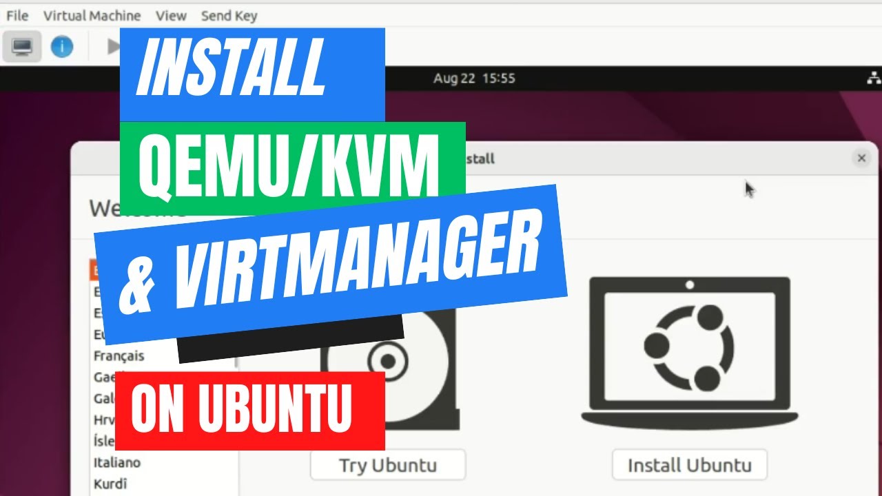 How to Install QEMUKVM  Virt Manager on Ubuntu 2204