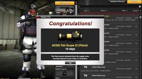 COMBAT ARMS ~ Opening myst weapon mod (All)