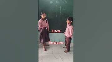 IQ test#shorts#video#tic_tac_toe#Activity#youtube