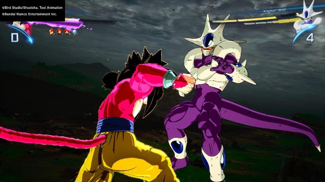 SSJ4 Goku vs Cooler
