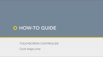 How to stage jump during a cycle on Astell autoclave controller HMI