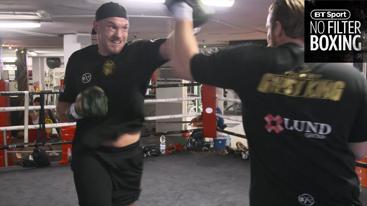 Tyson Fury looks in the shape of his life and is already back training