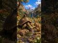 😭➡️😊 From Thirsty to Happy: Turtle and Bird's Adventure #shortvideo