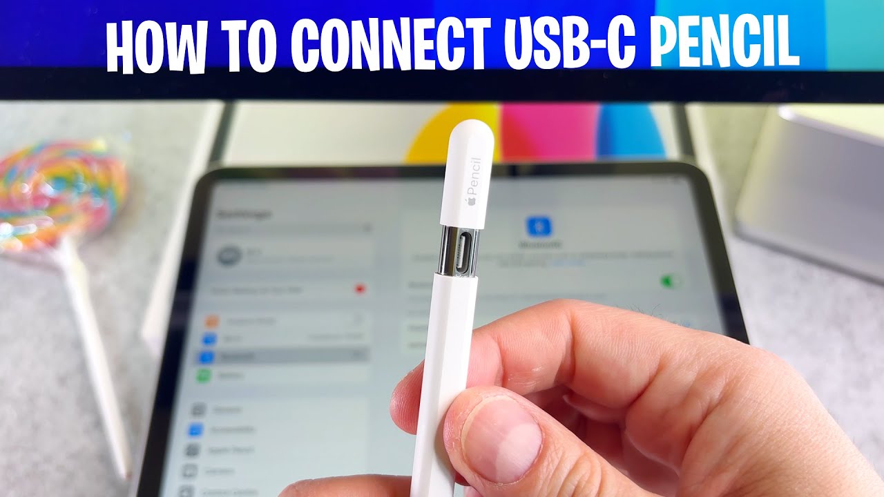 How To Connect Apple Pencil USB C to iPad 11th Generation - YouTube