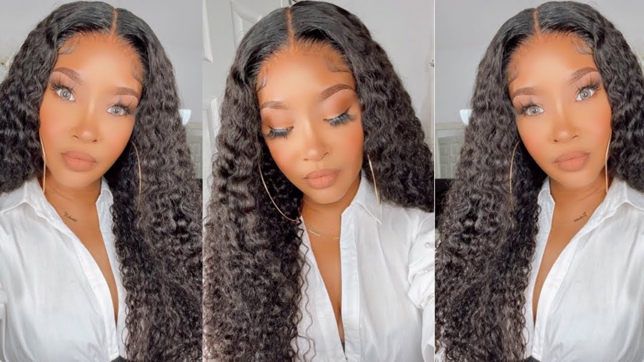 Black Friday Sale:Melted 5X5 closure curly wig install~FT.Nadula hair